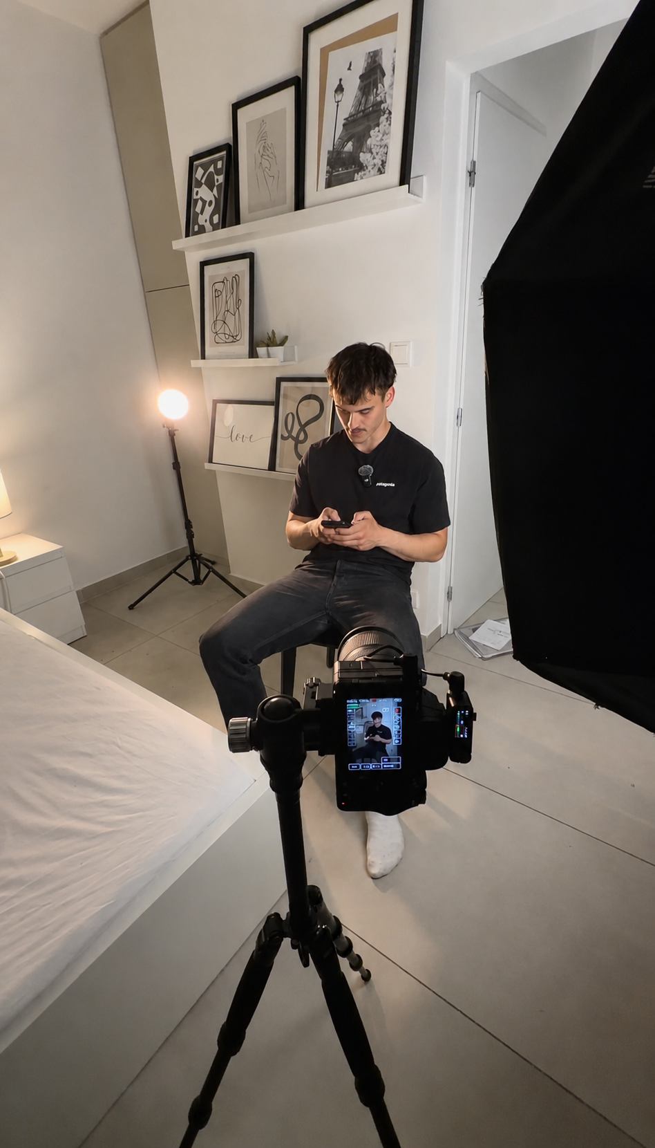 Talking head setup